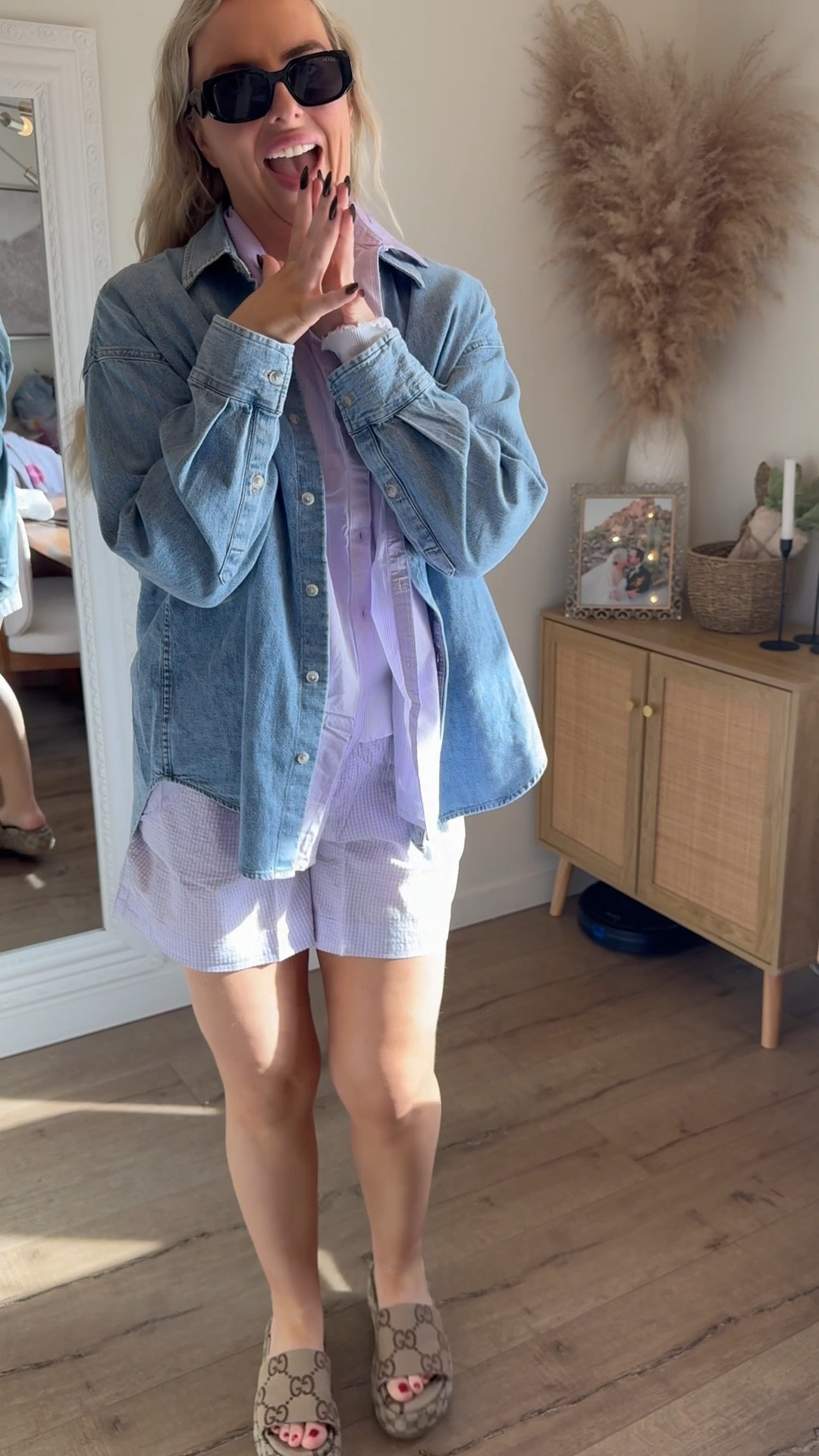 Spring break outfit
Matching set
Denim shirt
Gucci sandals
Summer outfit
Beach outfit
Beach vacation outfit
Bathing suit coverup

Size medium in all


#LTKTravel #LTKSaleAlert #LTKStyleTip