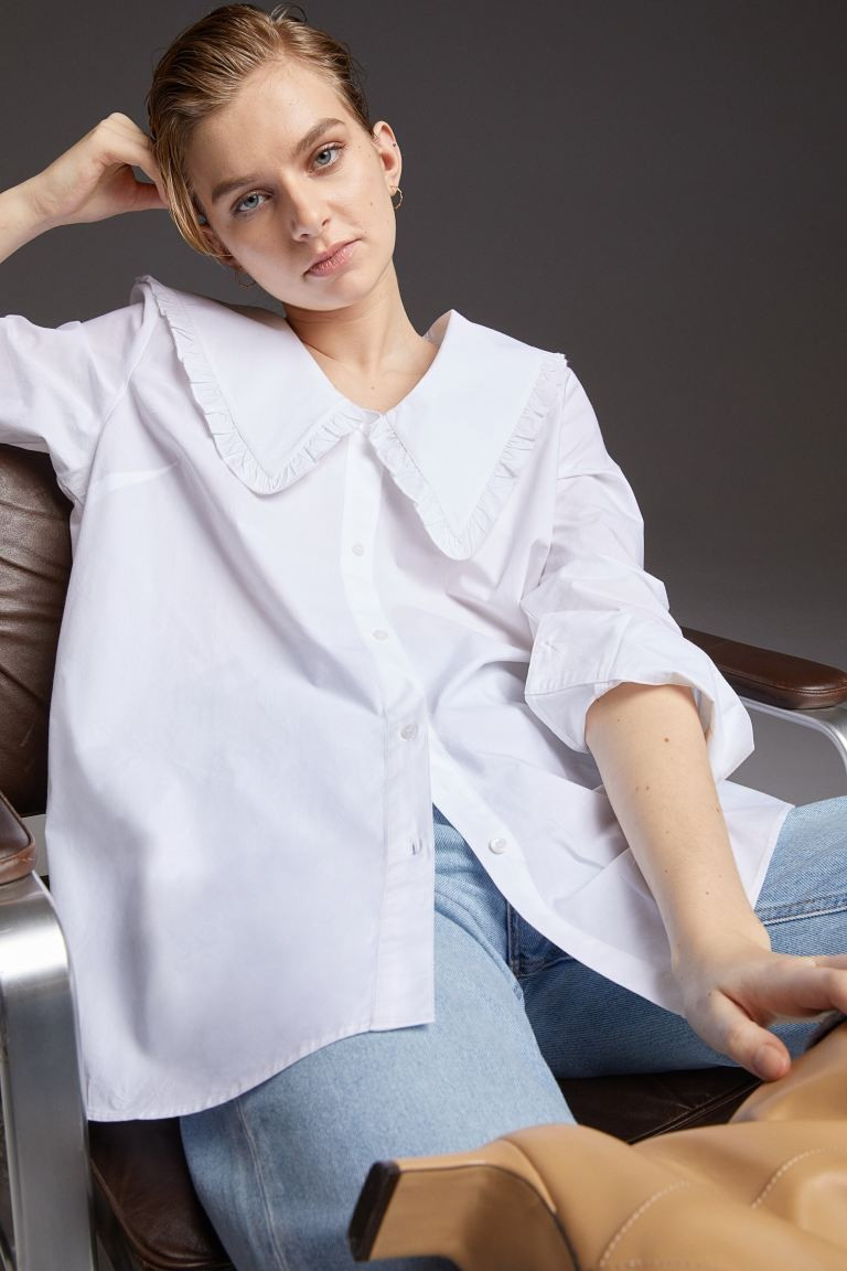Large-collared Blouse | H&M (US + CA)