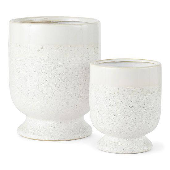 Linden Street Speckle Planter Collection | JCPenney