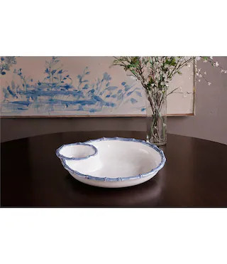 Beatriz Ball Melamine Vida Bamboo Large Chip & Dip Bowl | Dillard's | Dillard's