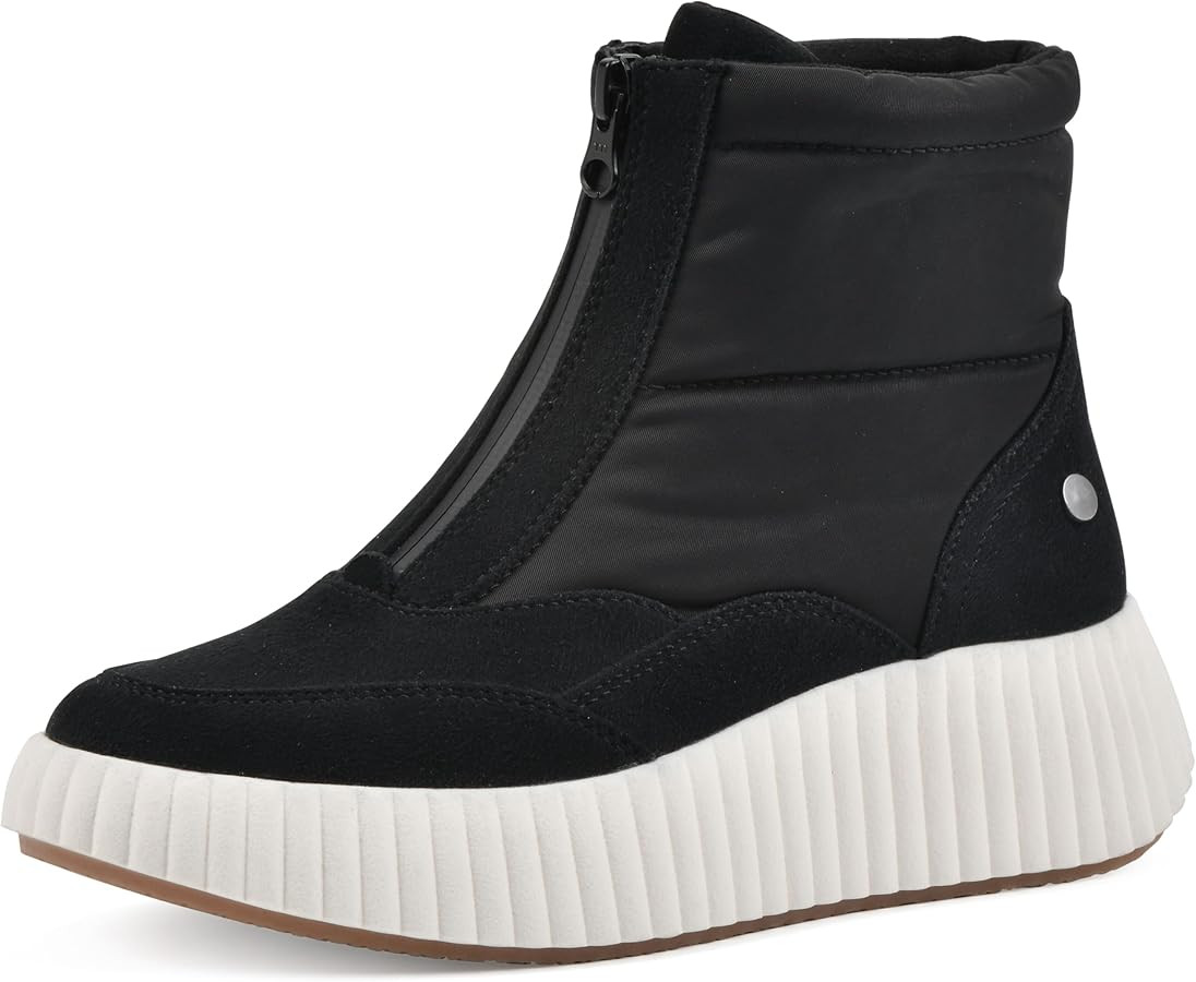 WHITE MOUNTAIN Women's Downtown Platform High-Top Sneaker Bootie | Amazon (US)
