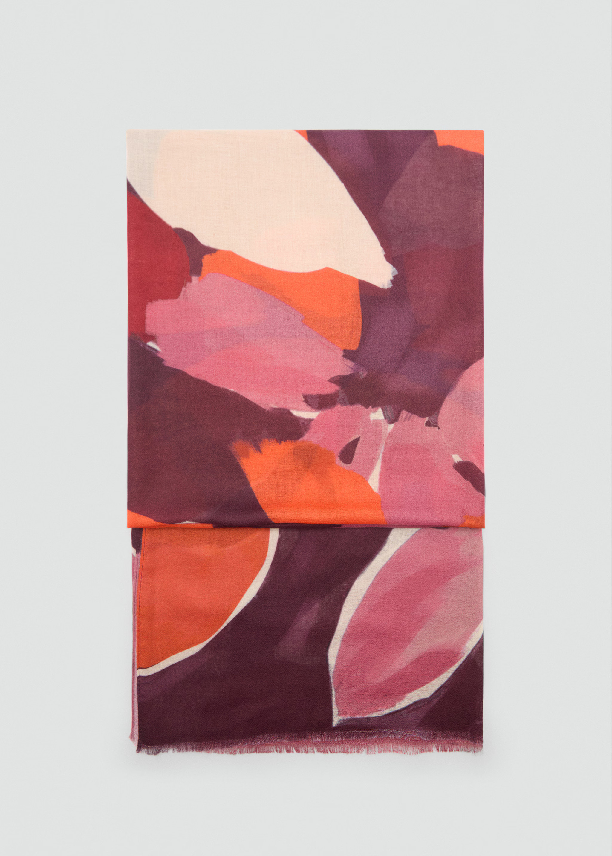 Floral print scarf - Woman | MANGO USA | MANGO (US)