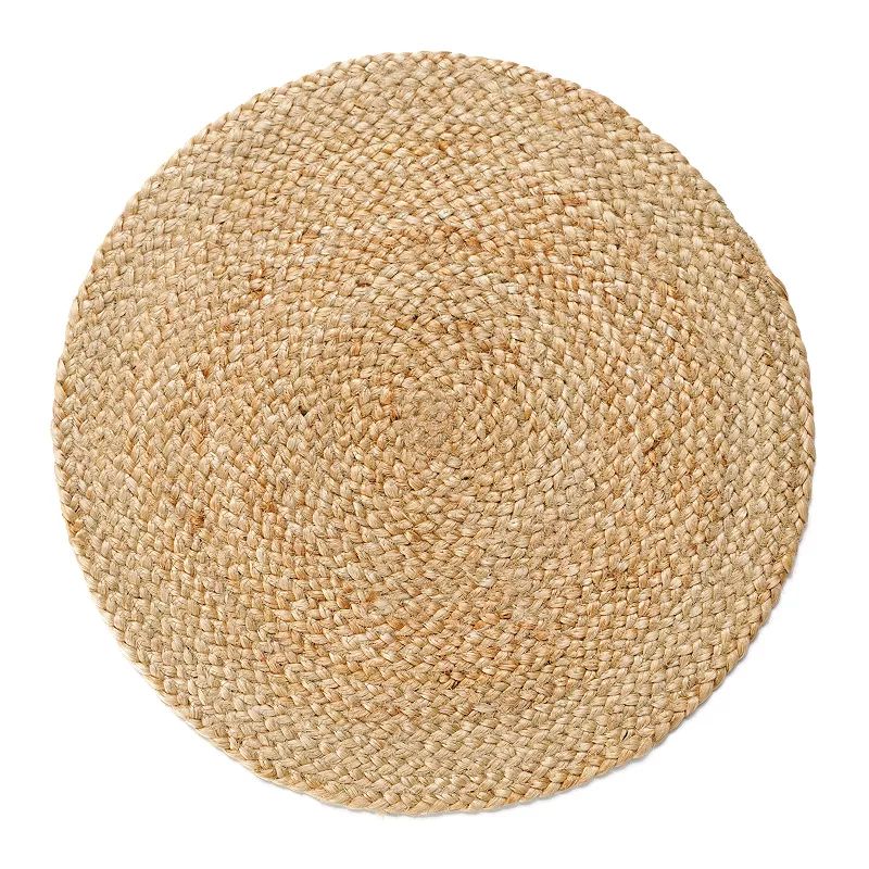 Jute Round Placemat, Brown, Fits All | Kohl's