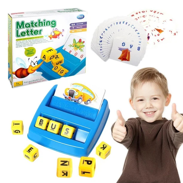 BESTHUA See and Spell Matching Letter Toy Preschool Learning Activities Shape ana Color Recogniti... | Walmart (US)