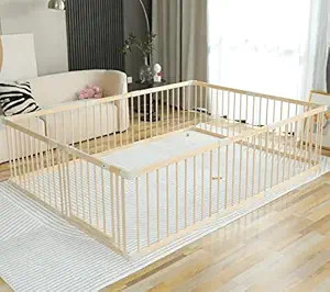 Baby Playpen Play Fence Gate Play Pen Wood Large,Playpens for Babies and Toddlers Kids Indoor,Bab... | Amazon (US)