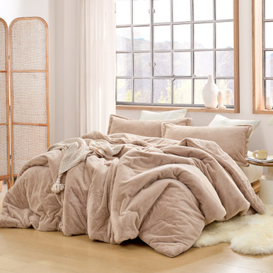 Cozzzzzzzzzzzzzzzzy - Coma Inducer® Oversized Comforter Set - Taupe Cream | Coma Inducer