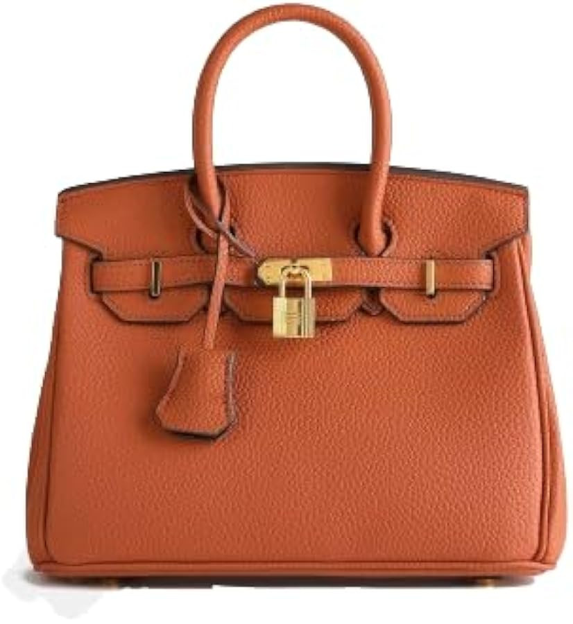 2024 Large capacity lychee leather handbag，Vegan Leather handbag Women's Designer Handbags Ligh... | Amazon (US)