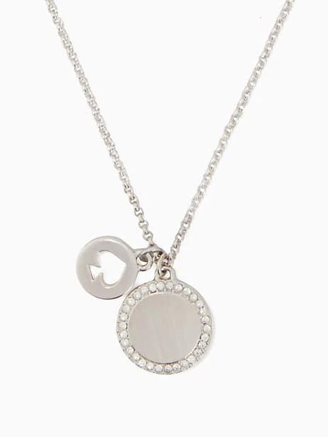 spot the spade pave charm pendant | Kate Spade Outlet