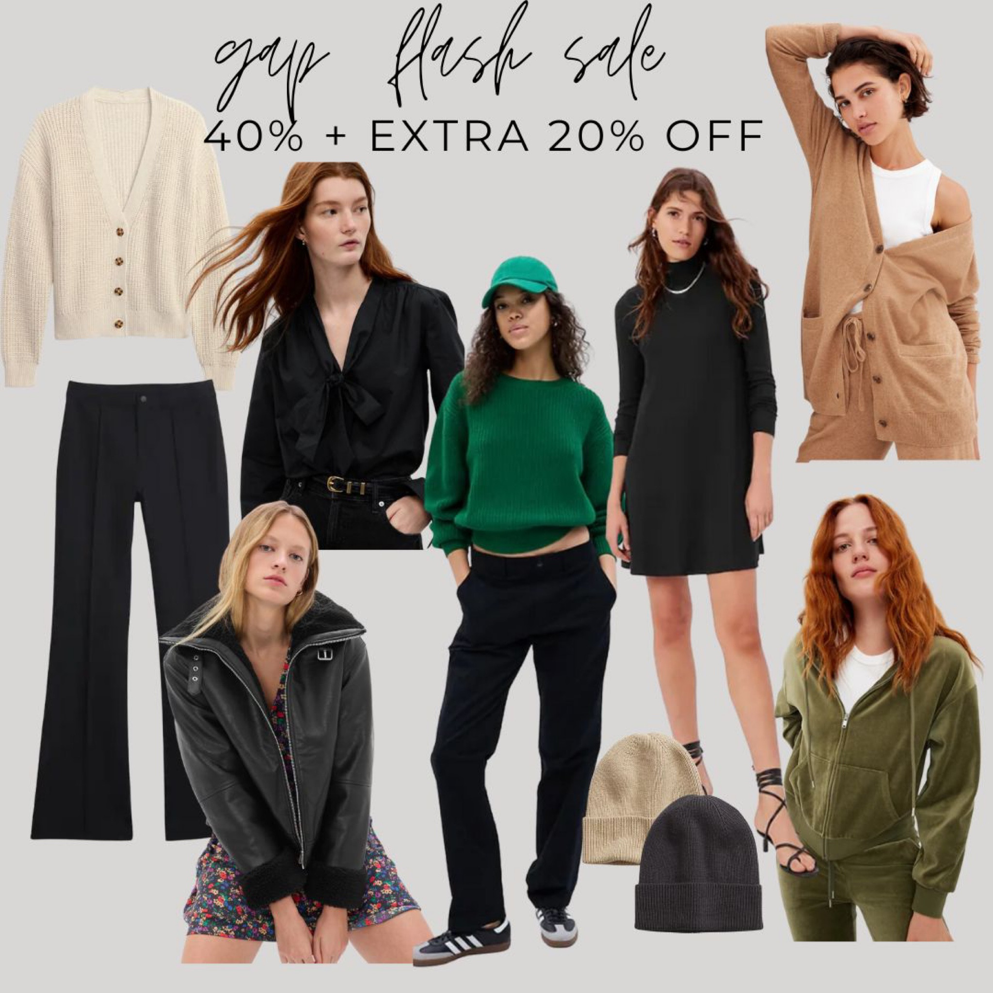 Gap Flash Sale! 
Tops
Jeans
Winter coats 
Dresses 
Workout 
Loungewear 

#LTKsalealert #LTKstyletip