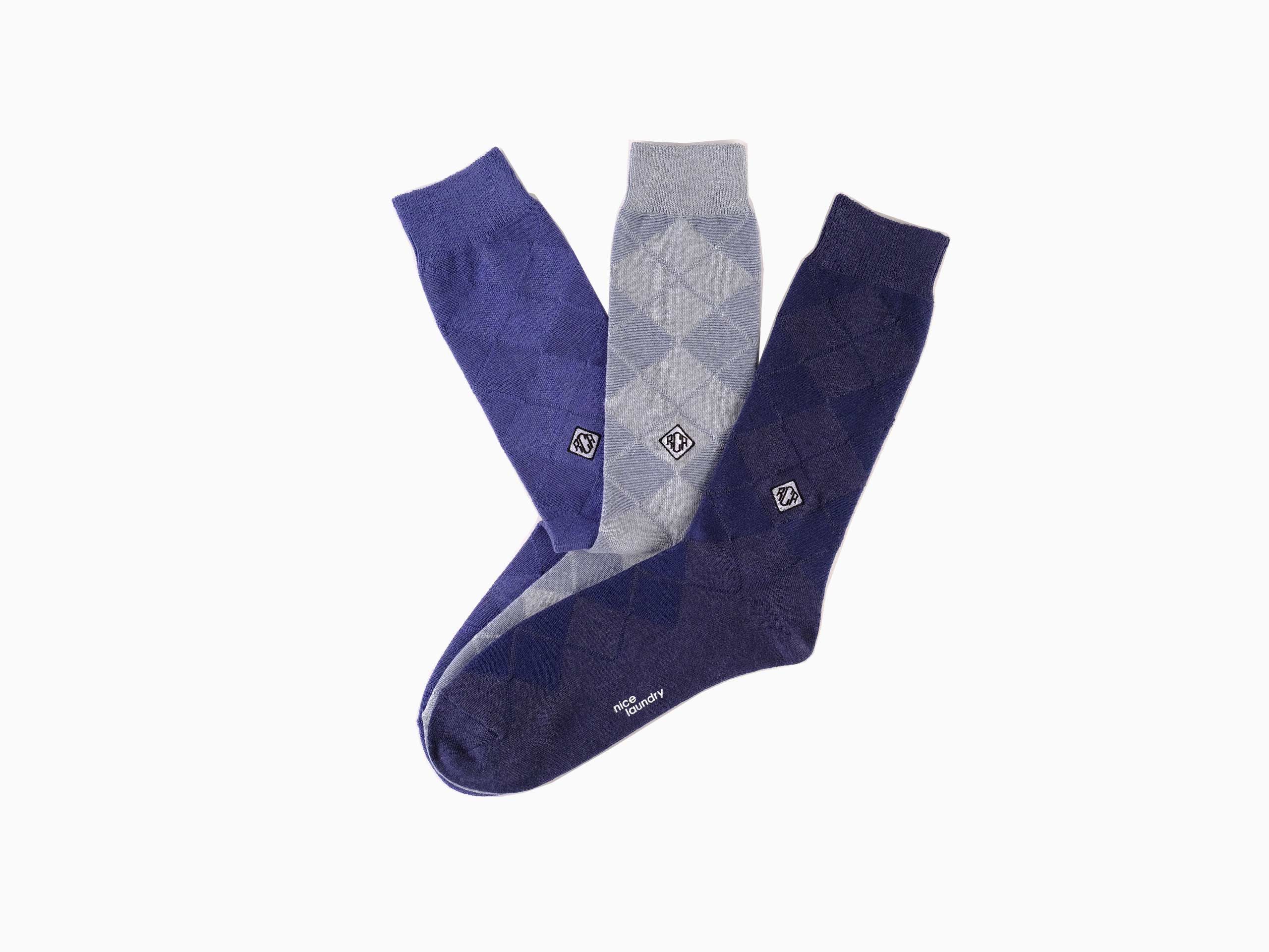 Men's Monogram Socks | Groomsmen Socks Gift | NICE LAUNDRY – Nice Laundry | Nice Laundry