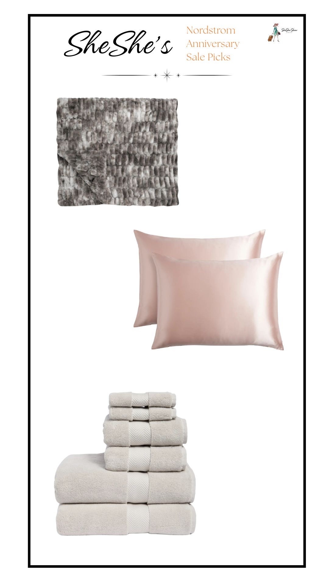Silk pillowcases to protect my hair
Cozy throw for my afternoon naps
Absorb any soft durable bath towels
Home sale at Nordstrom

#LTKHome #LTKSeasonal #LTKselfcare