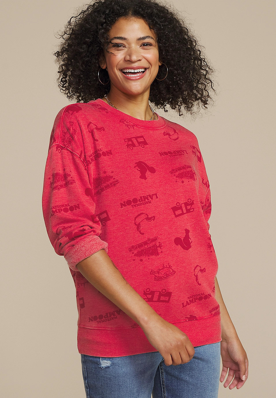 National Lampoon Relaxed Fit Sweatshirt | Maurices