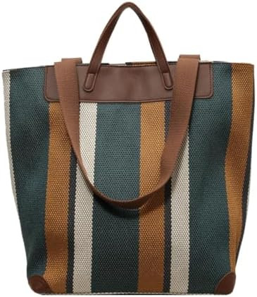Large Women's Work Tote Bag – Laptop Compartment,Canvas Shoulder Bag for Office & Daily Use,Tot... | Amazon (US)
