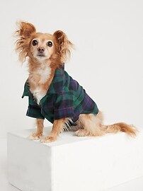 Matching Print Flannel Shirt for Pets | Old Navy (US)