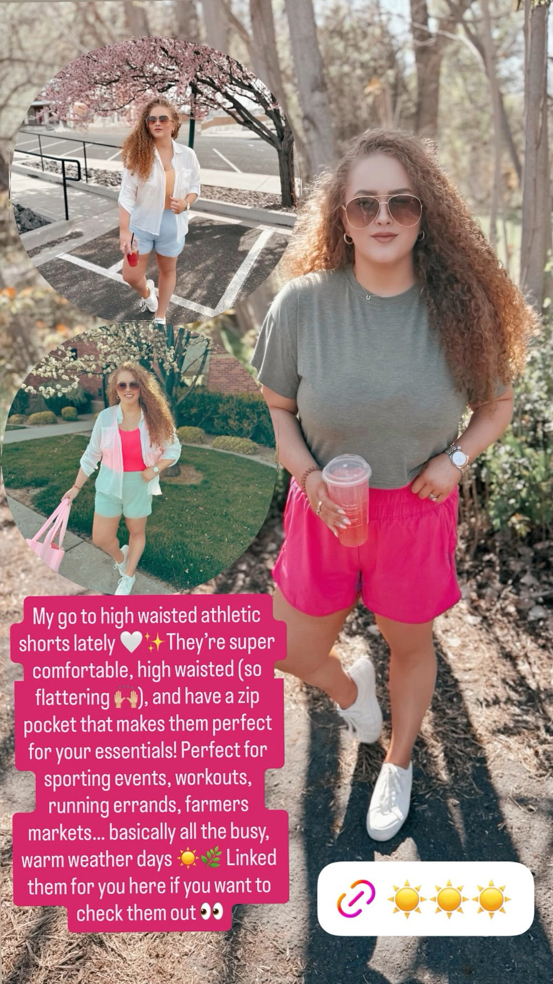 My go to high waisted athletic shorts lately 🤍✨They’re super comfortable, high waisted (so flattering 🙌🏼), and have a zip pocket that makes them perfect for your essentials! Perfect for sporting events, workouts, running errands, farmers markets… basically all the busy, warm weather days ☀️🌿 Linked them for you here if you want to check them out 👀 high waisted athletic shorts | summer activewear | everyday athleisure | spring outfit staple | workout shorts | running errands outfit | farmers market fit | sporty casual style | comfy everyday shorts | zip pocket shorts | travel athleisure | warm weather essentials | gym to street style | active lifestyle outfit | effortless sporty chic | Amazon fashion finds | boho athleisure vibes

#LTKootd #LTKdayinmylife #LTKMidsize