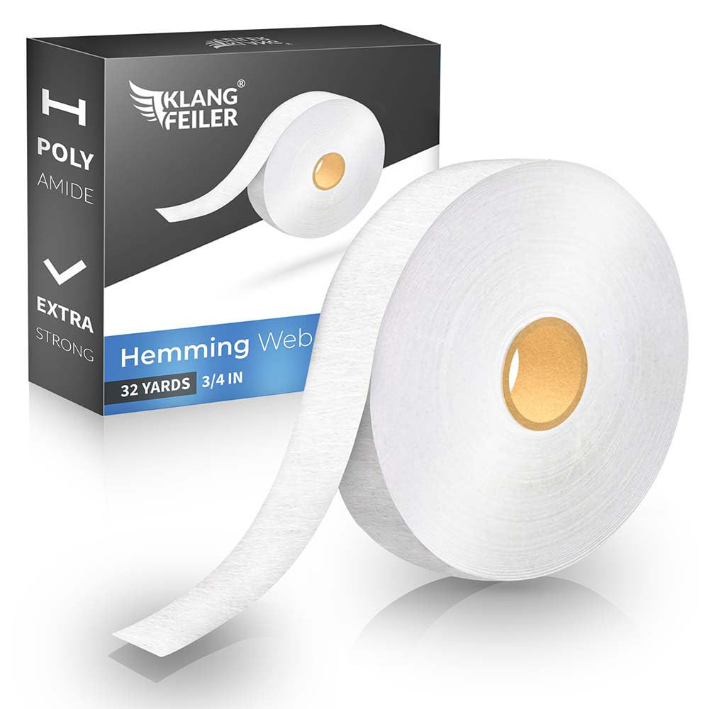 Klangfeiler® Hemming Tape 30 Metres I Extra Strong I Ironing Tape for Ironing I Ironing Adhesive... | Amazon (UK)