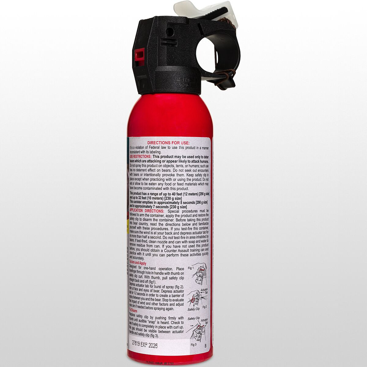 Counter Assault 8.1oz Bear Deterrent Spray - Hike & Camp | Backcountry