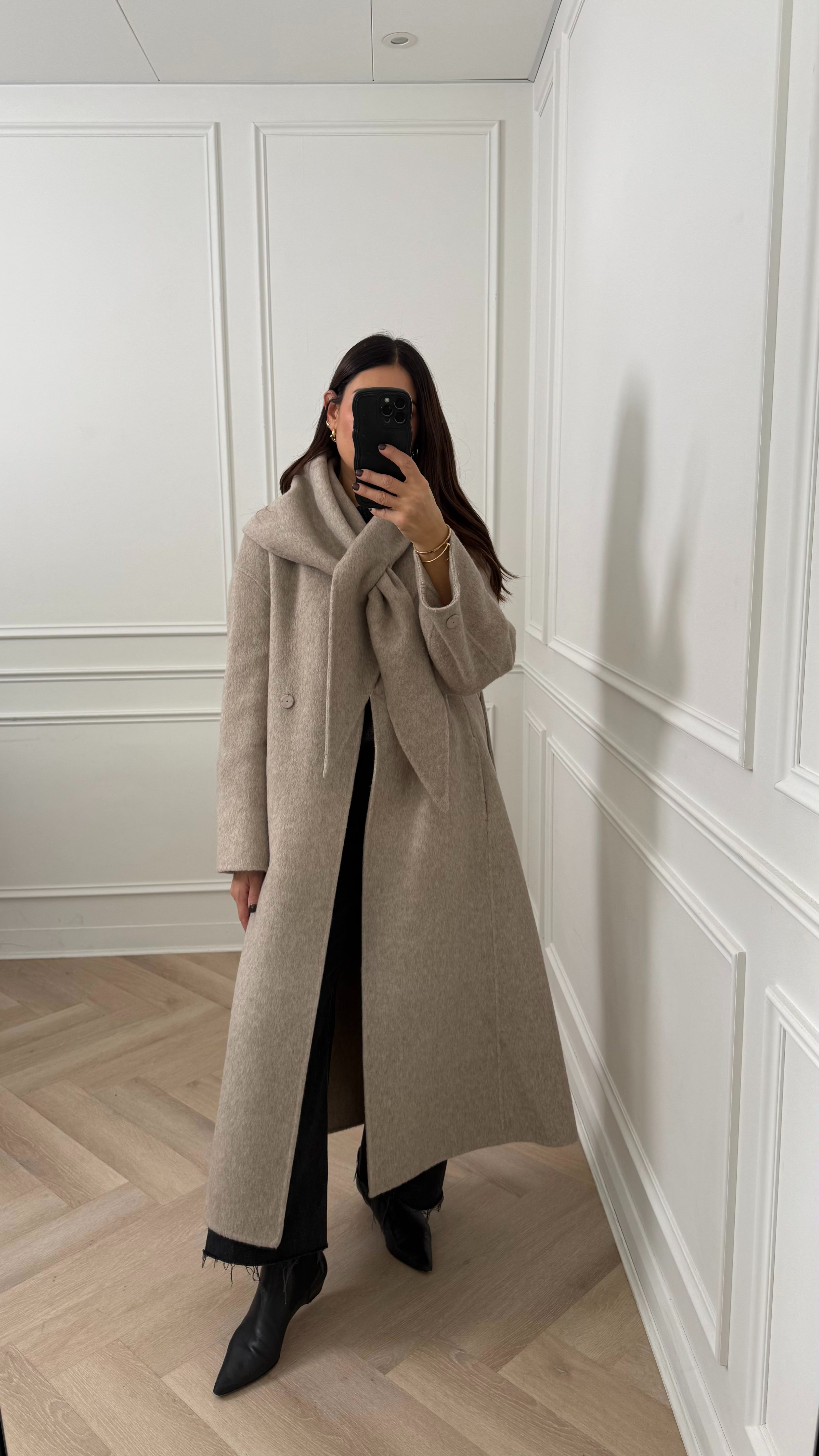 Scarf Coat 🤎 

 #LTKuk #LTKwinter #LTKstyletip