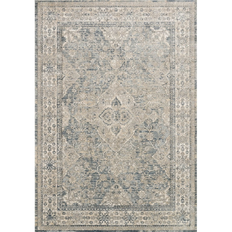 Loloi II Teagan Oriental Sky / Natural Area Rug | Walmart (US)
