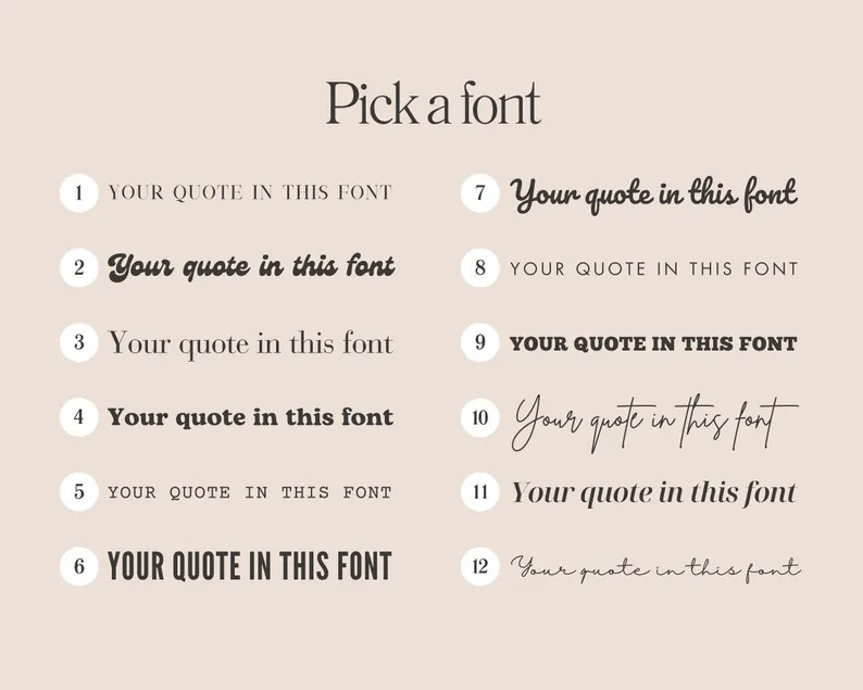 Personalized Gift Quote Wall Art Print | Custom Lyric or Phrase Wall Decor With Various Color Com... | Etsy (US)