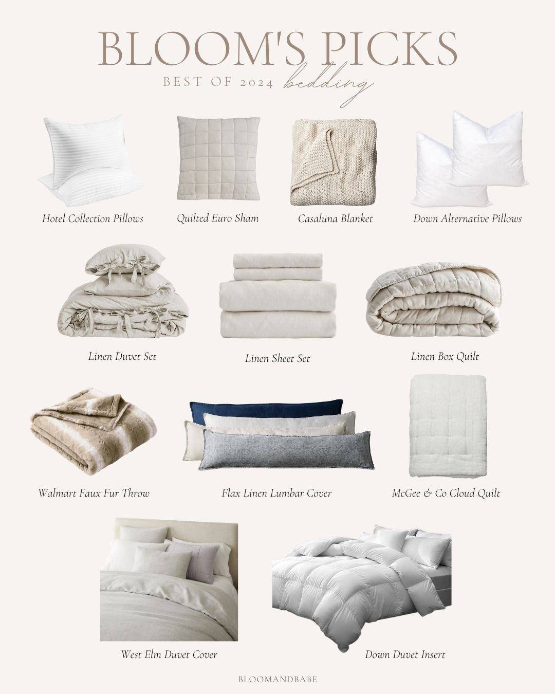 Best of 2024 Bedding / Throw Pillows / Bed Sheets / Sheet Sets / Duvet Sets / Sham Sets / Bed Quilts / Bed Blankets / Pillow Inserts / Throw Blankets  

 

#LTKStyleTip #LTKHome #LTKSeasonal