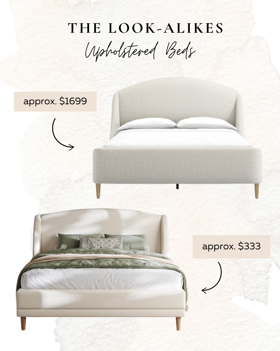 The Look-Alikes: Upholstered Bed Frames

 

 #LTKHome