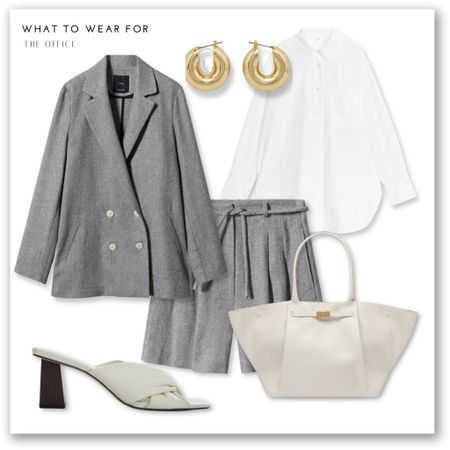 A chic grey & white office workwear look for spring summer 🫶

#LTKworkwear #LTKstyletip #LTKSeasonal