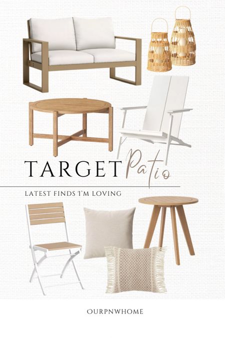 Latest I’m loving for the patio at Target 🎯 

Modern patio, neutral patio, patio furniture, patio sofa, outdoor couch, patio loveseat, white Adirondack chair, folding chairs, patio folding chair, bistro chairs, neutral outdoor throw pillows, outdoor end table, patio accent table, outdoor coffee table, patio coffee table, outdoor lanterns, wicker lanterns

#LTKSeasonal #LTKHome #LTKStyleTip