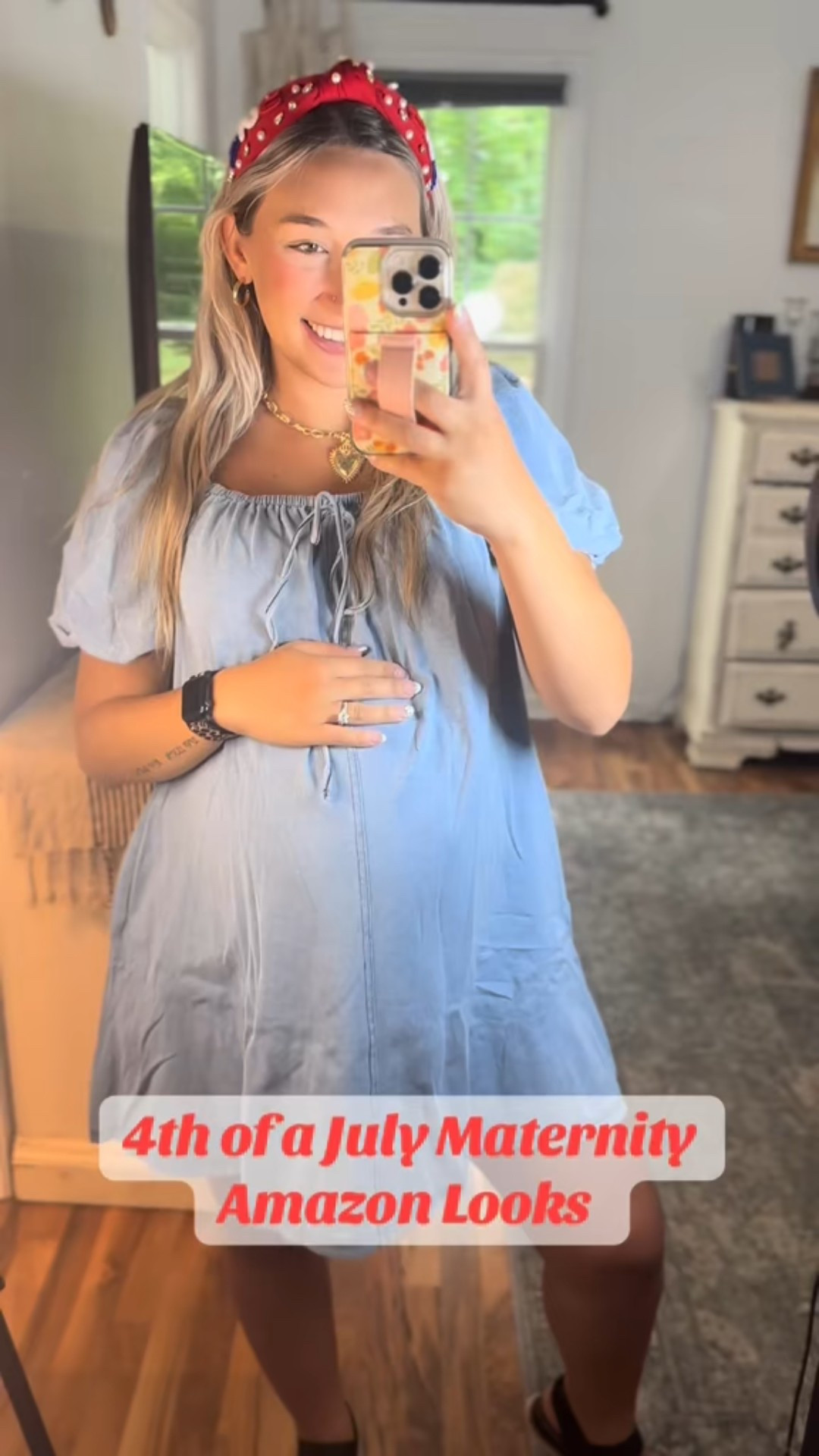 Bump, friendly Fourth of July outfits
