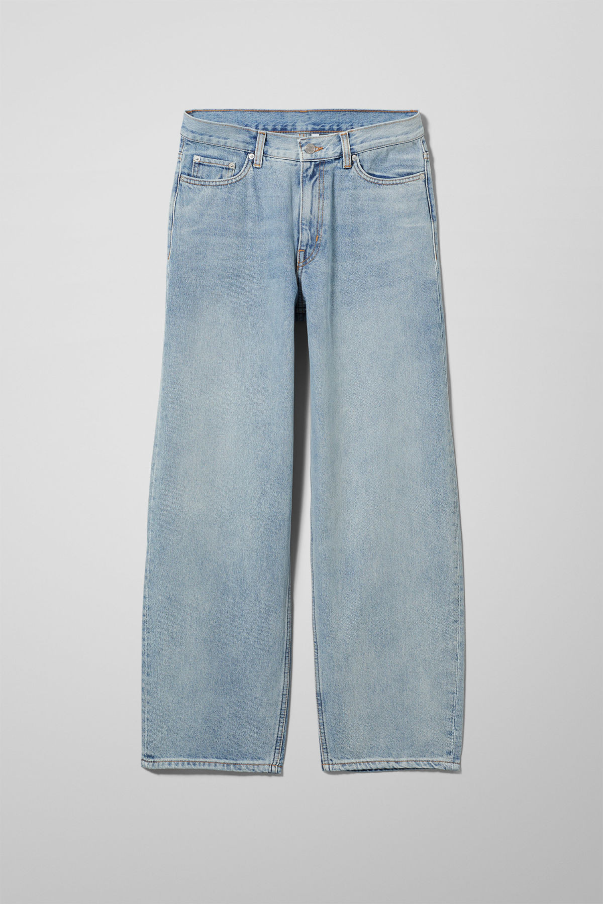 Rail Mid Straight Jeans - Blue | Weekday