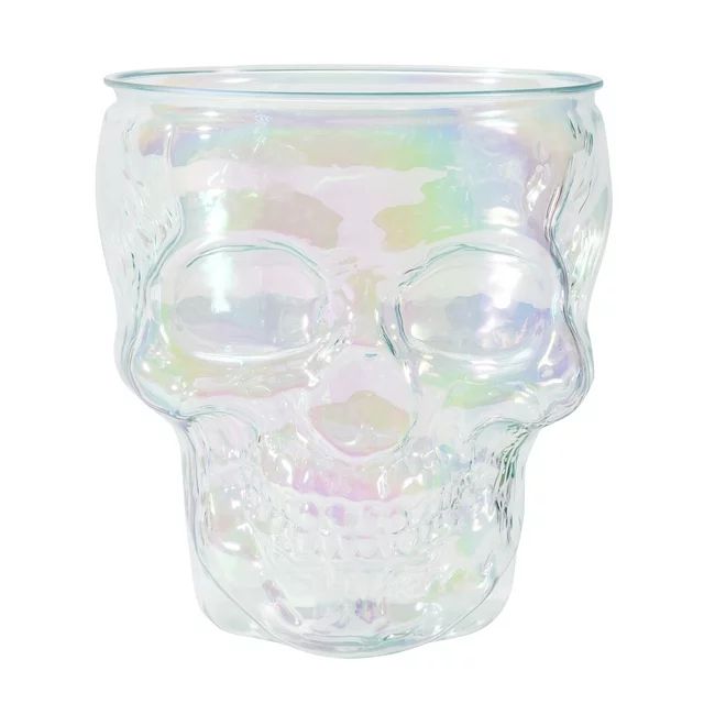 Way to Celebrate 4.5 Quart Acrylic Skull Bowl, Clear with Luster | Walmart (US)