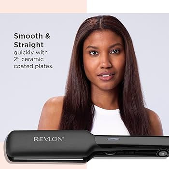 REVLON Ceramic Coated 2" Flat Iron - Fast Heating Hair Straightener for Quick and Smooth Results,... | Amazon (US)