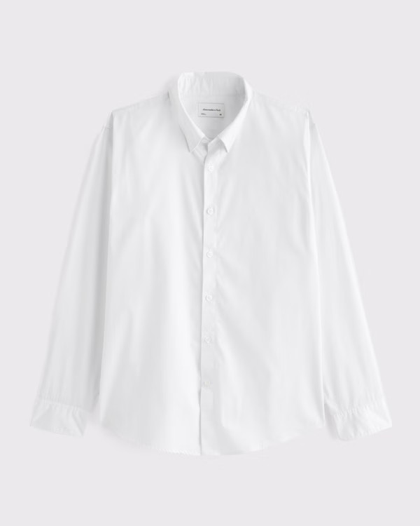 A&F Go-To Athletic Fit Shirt | Abercrombie & Fitch (US)