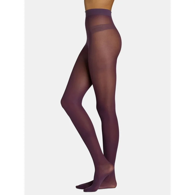No Boundaries Sheer Fashion Tights, Women's and Women's Plus - Walmart.com | Walmart (US)