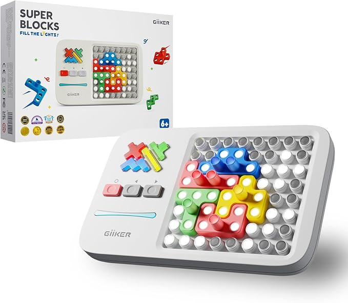 GiiKER Super Blocks STEM Toys – Pattern Matching Puzzle Game with 1000+ Challenges, Brain Tease... | Amazon (US)