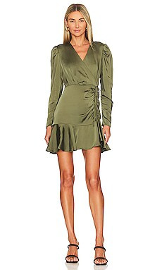 Steve Madden Nyla Mini Dress in Olive Night from Revolve.com | Revolve Clothing (Global)