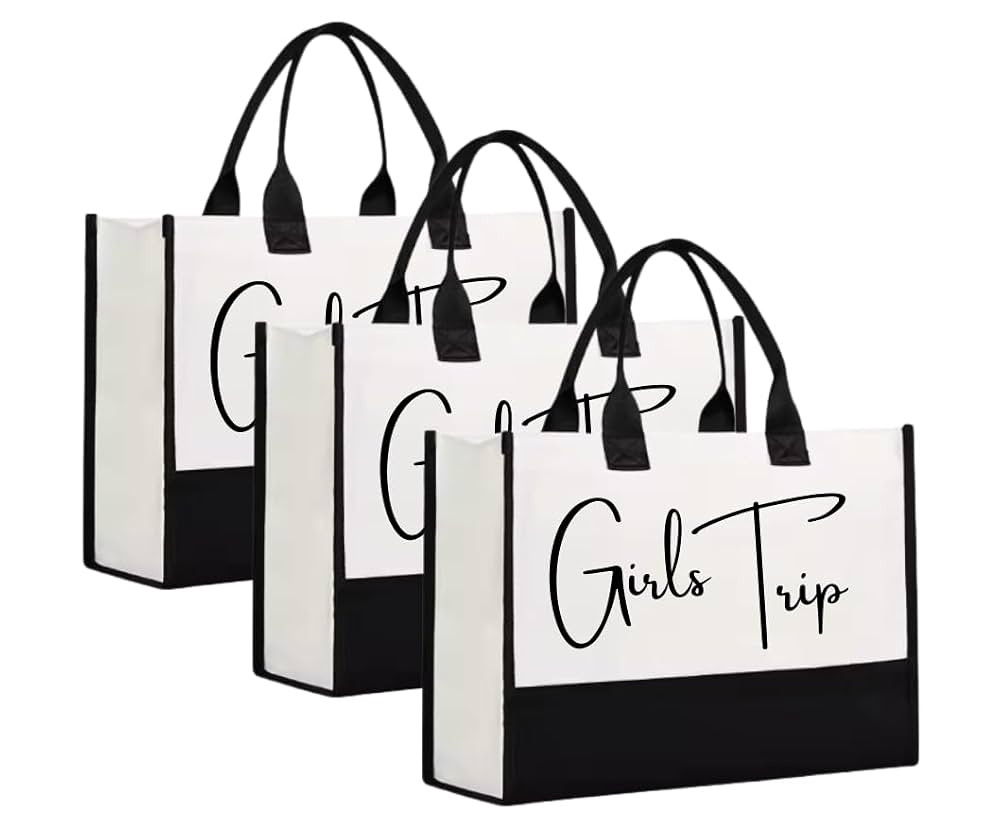 GIRLS TRIP Totes (3 Pack) - Perfect party favor or gift for an an upcoming girls trip with your f... | Amazon (US)