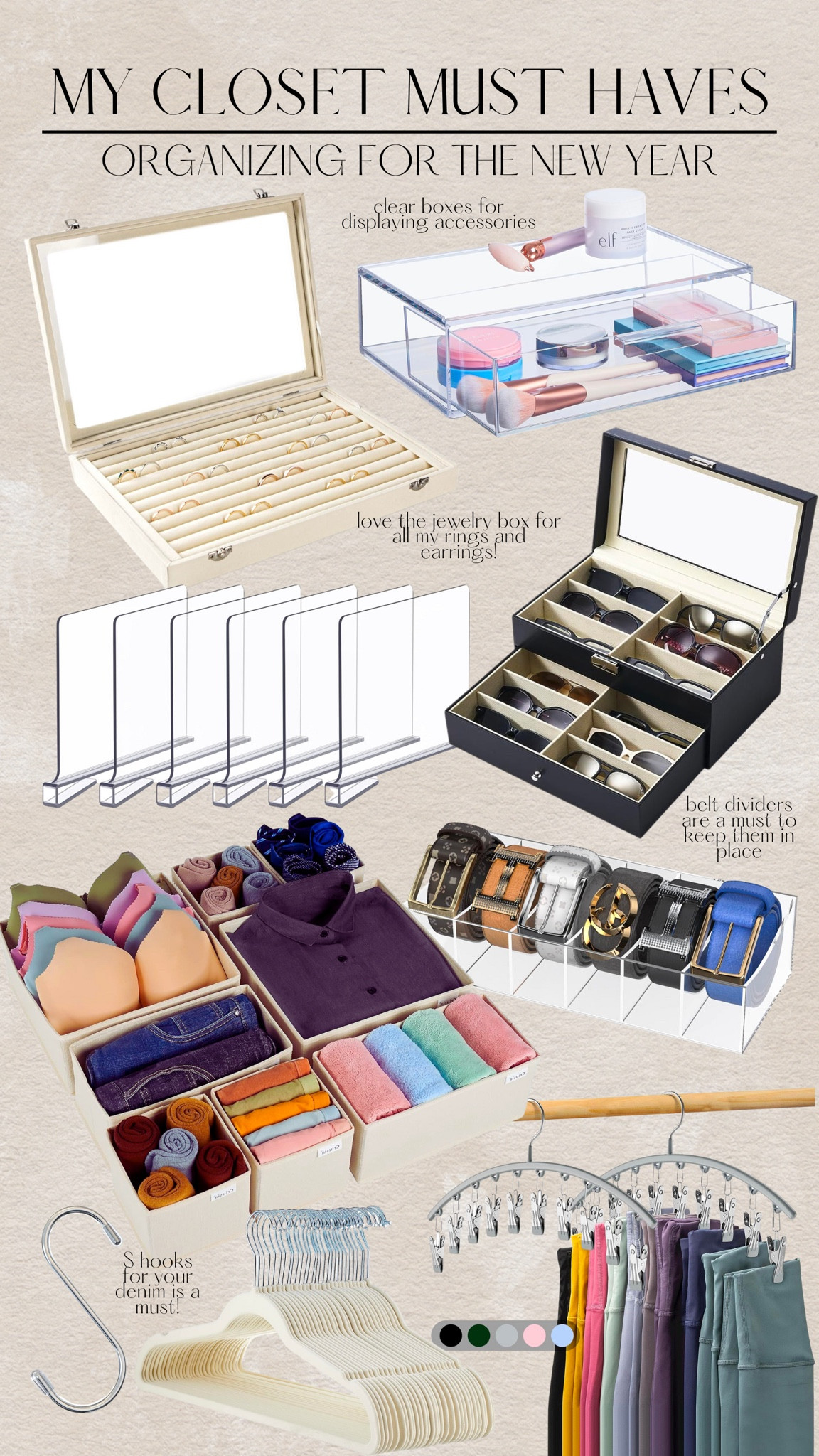 2024 new year; let’s organize all the closets- everything I’m buying for my closet! 

#LTKfindsunder50 #LTKhome