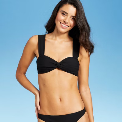 Juniors' Textured Twist-Front Bralette Bikini Top - Xhilaration™ | Target