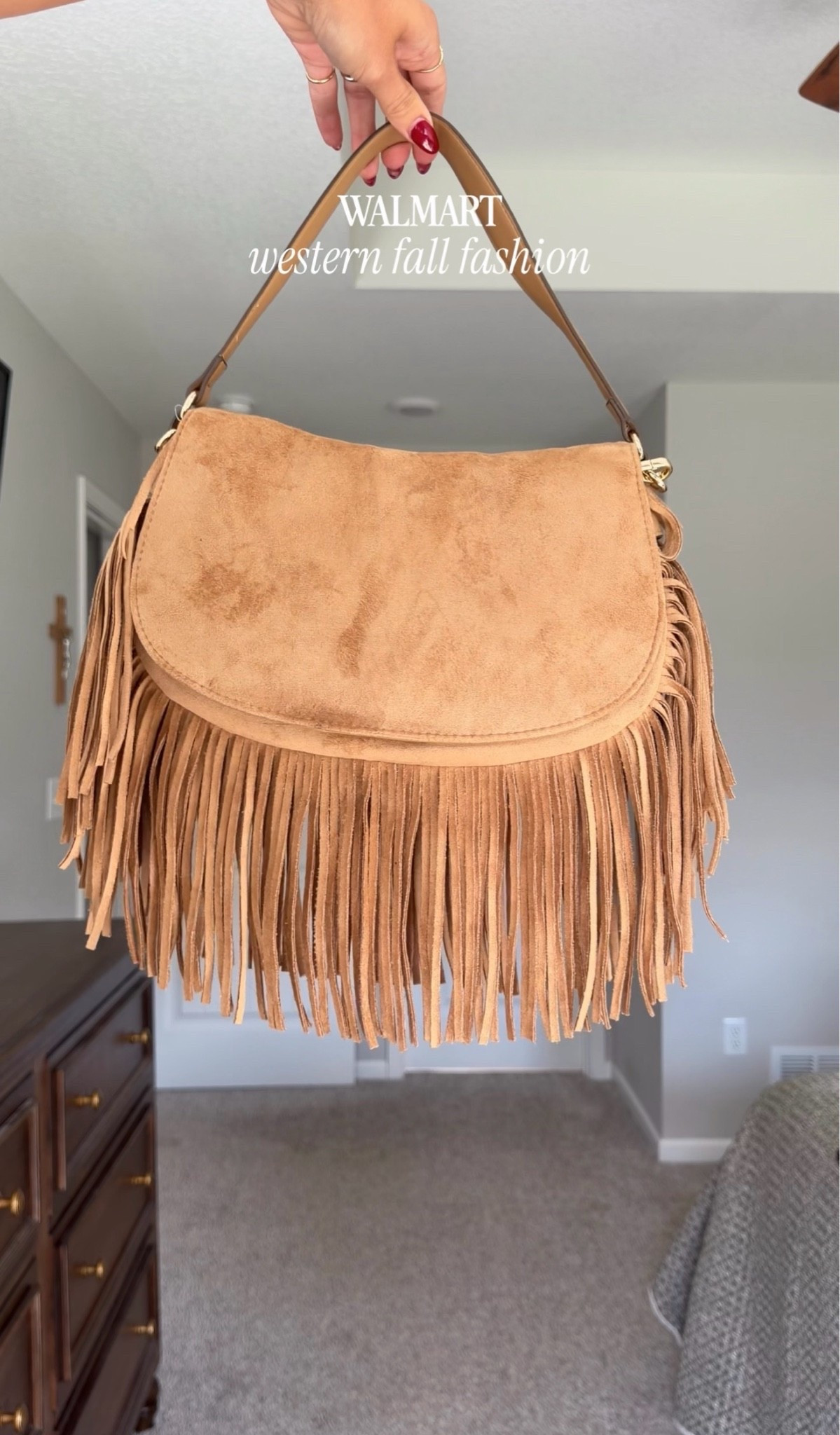 walmart faux suede fringe bag 🤠

#LTKootd #LTKgrwm #LTKSeasonal
