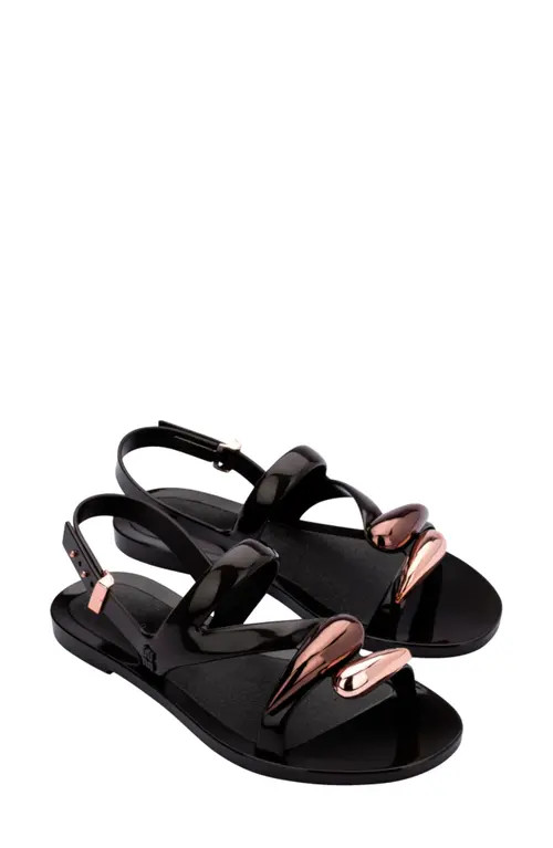 Melissa Iris Slingback Sandal in Brown/Metallic at Nordstrom, Size 7 | Nordstrom