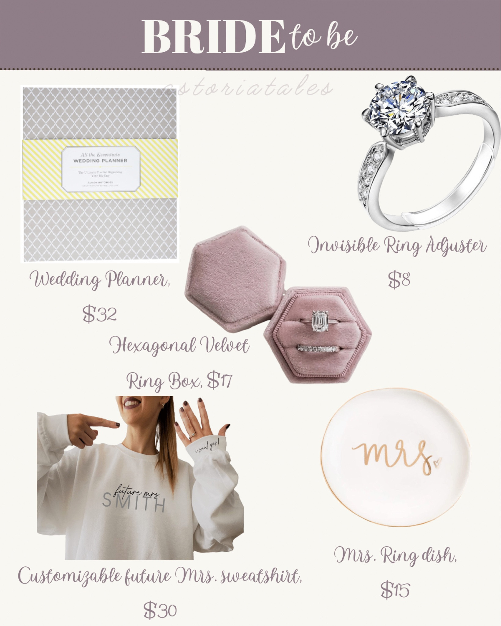 For all the newly engaged gals out there, these are a must!

#LTKU #LTKFit #LTKcurves #LTKhome #LTKsalealert #LTKwedding #LTKunder50 #LTKunder100

#LTKFind #LTKGiftGuide #LTKSeasonal