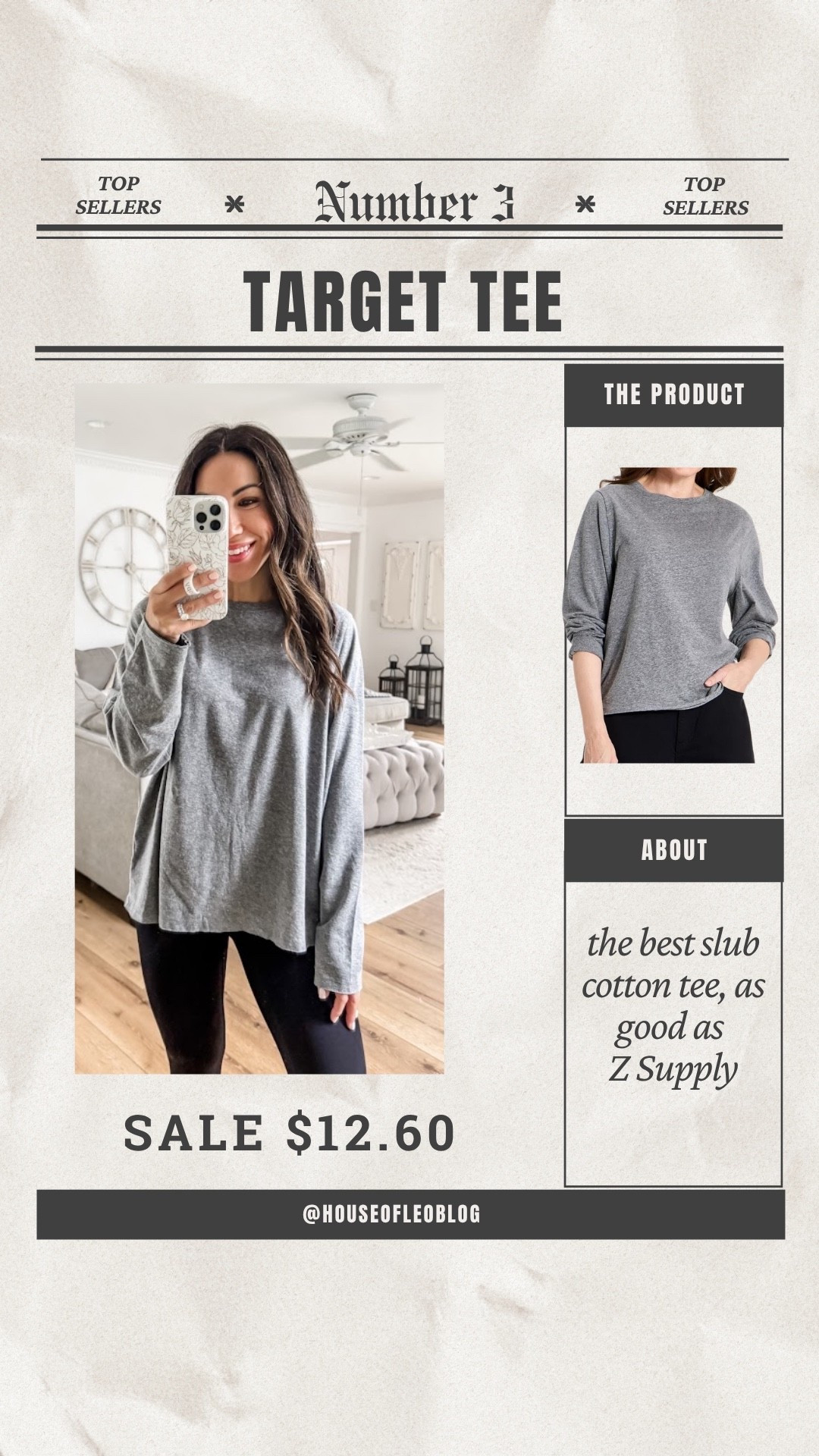 Small long sleeve T-shirt. Target style.

#LTKOver40 #LTKSaleAlert