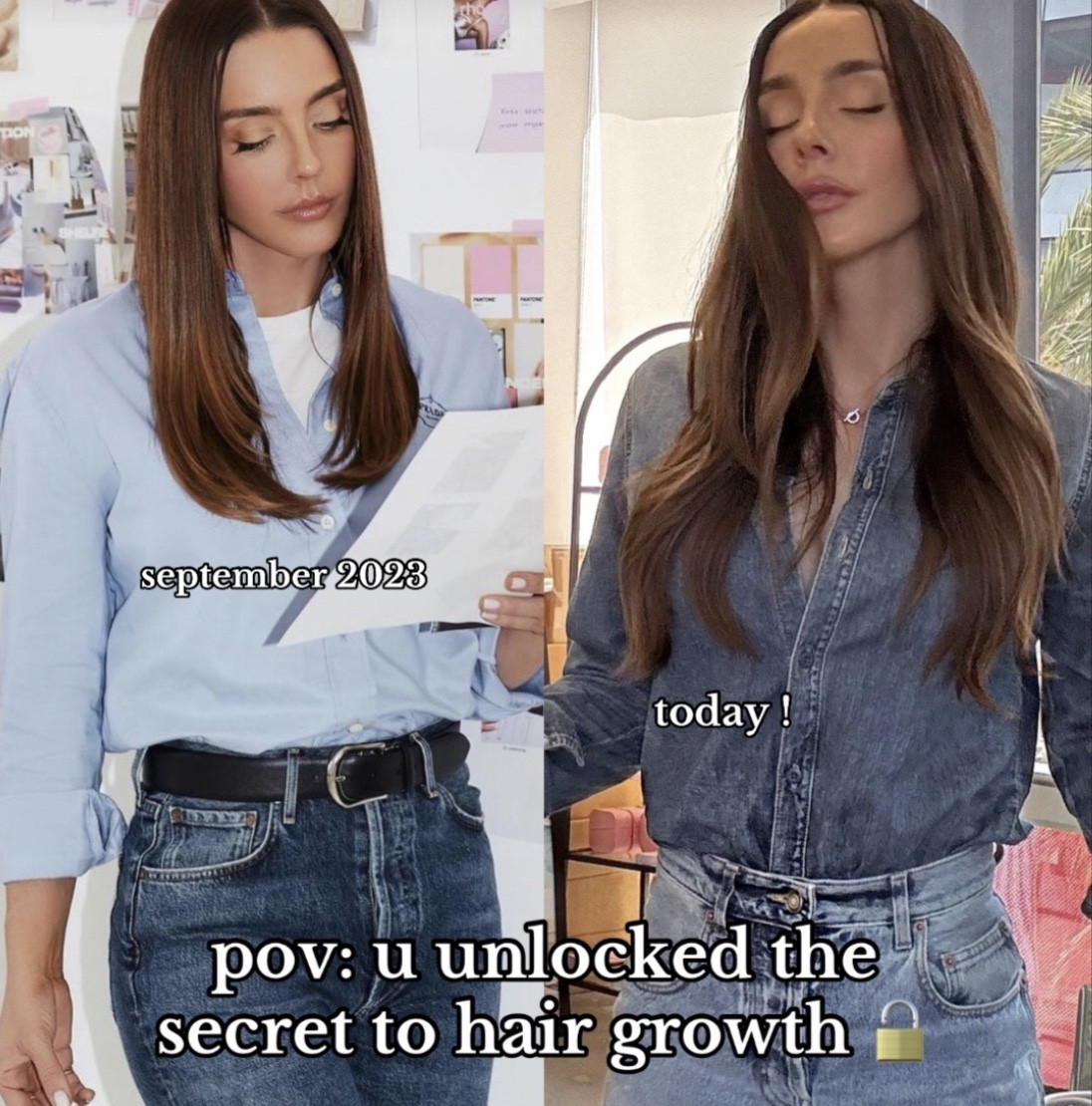 POV: you unlocked the secret to hair growth