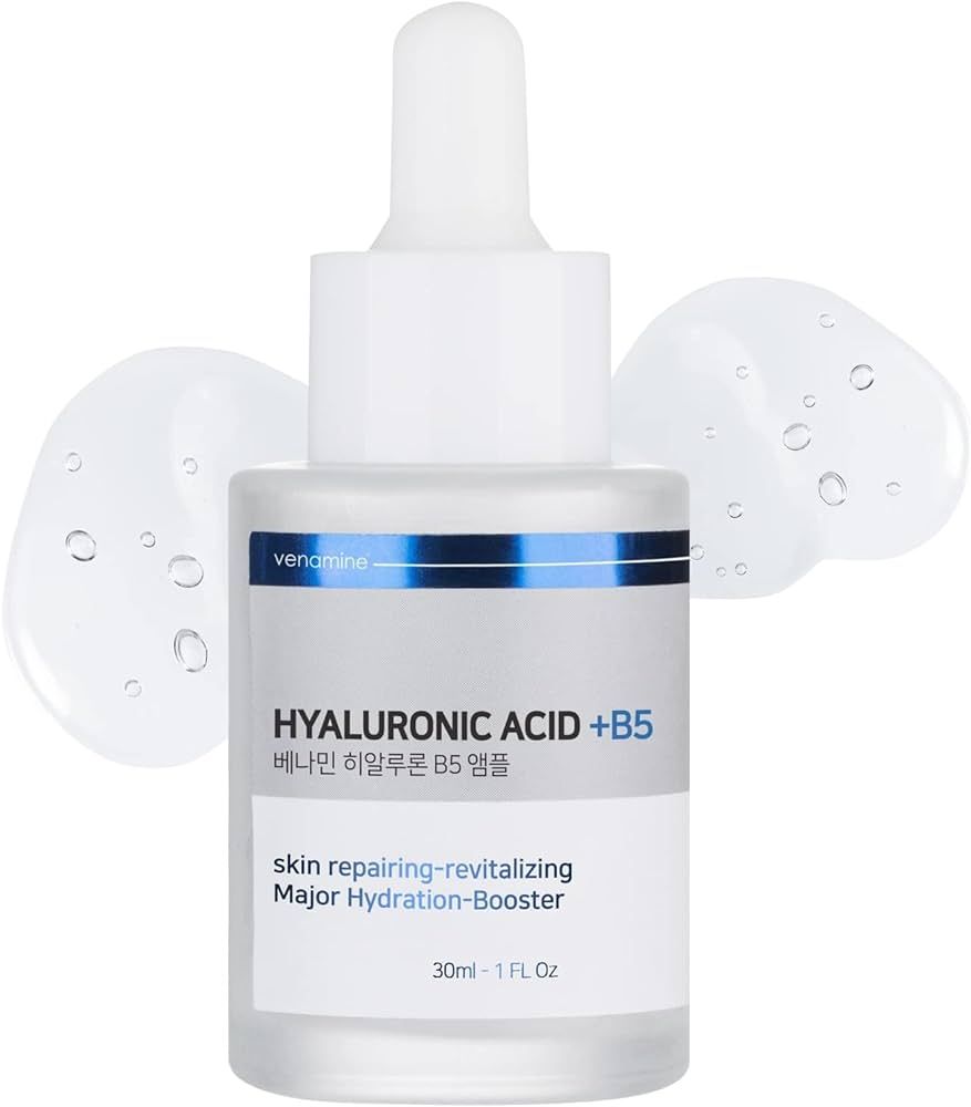 Venamine Pure Hyaluronic Acid with Vitamin B5 Serum for Face, Anti-Aging Anti Wrinkle korean skin... | Amazon (US)