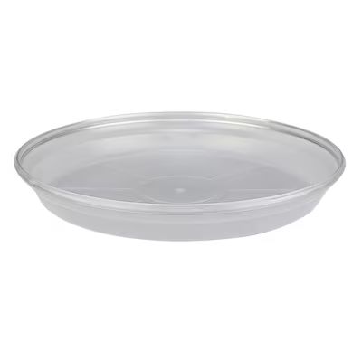 allen + roth 11.54-in Translucent Plastic Plant Saucer | Lowe's