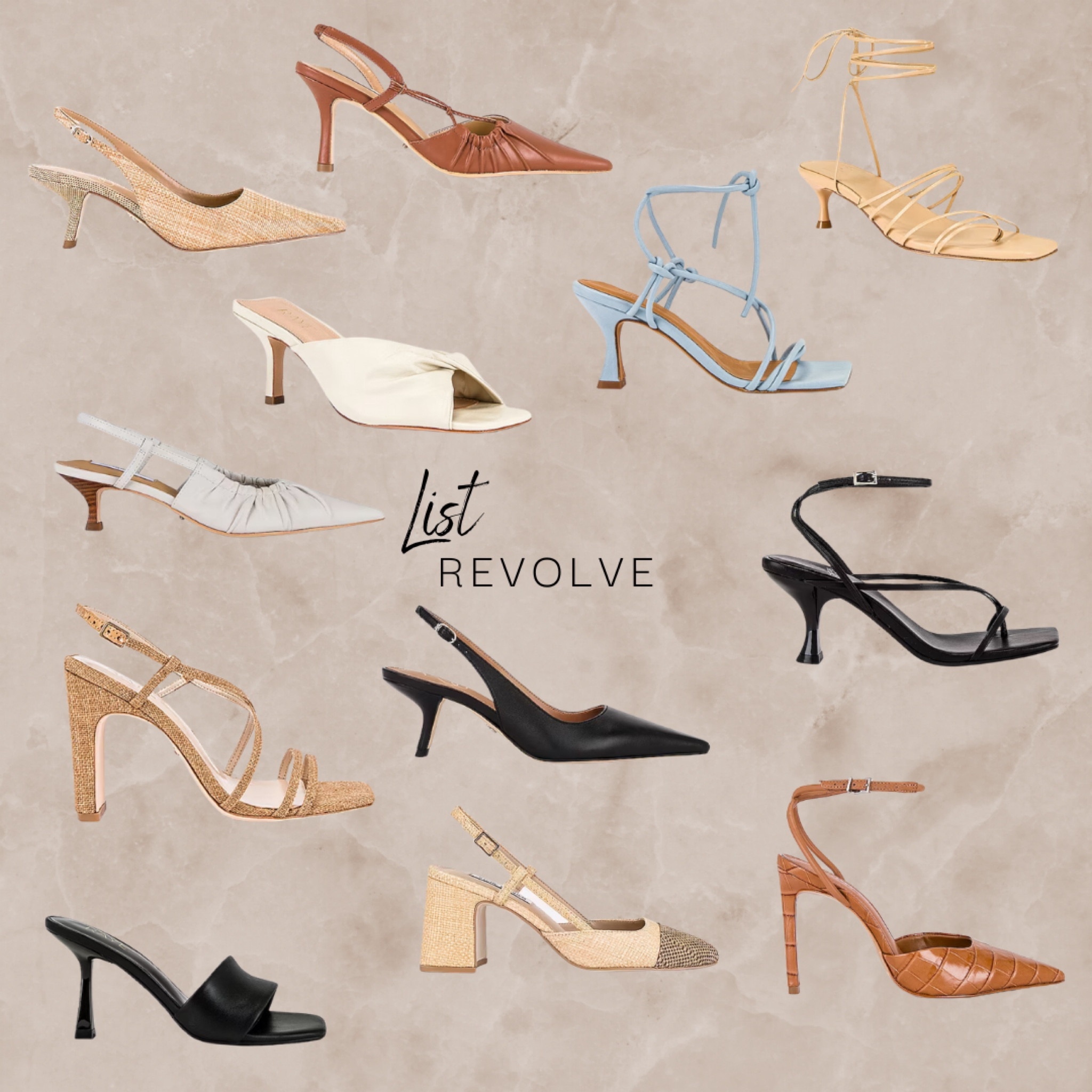 List Revolve 

#LTKSeasonal #LTKbeauty #LTKshoecrush