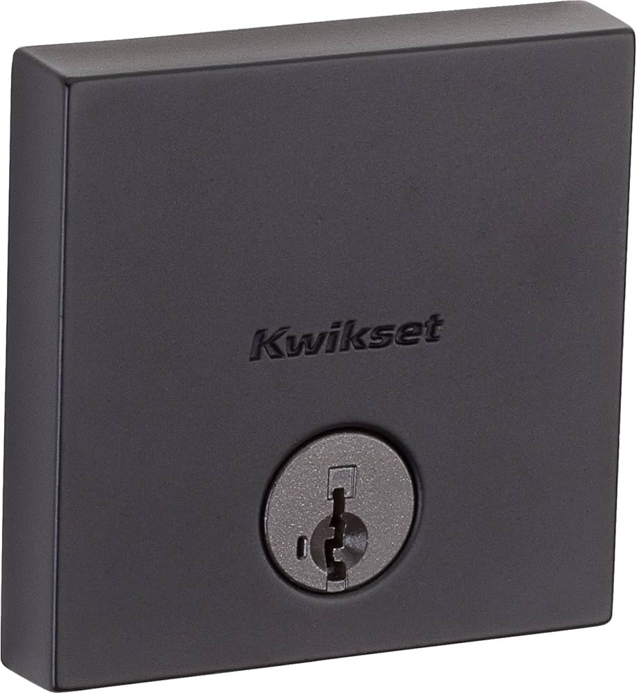 Kwikset Downtown Deadbolt Lock Single Cylinder, Secure Keyed Protection for Exterior Entry Doors,... | Amazon (US)
