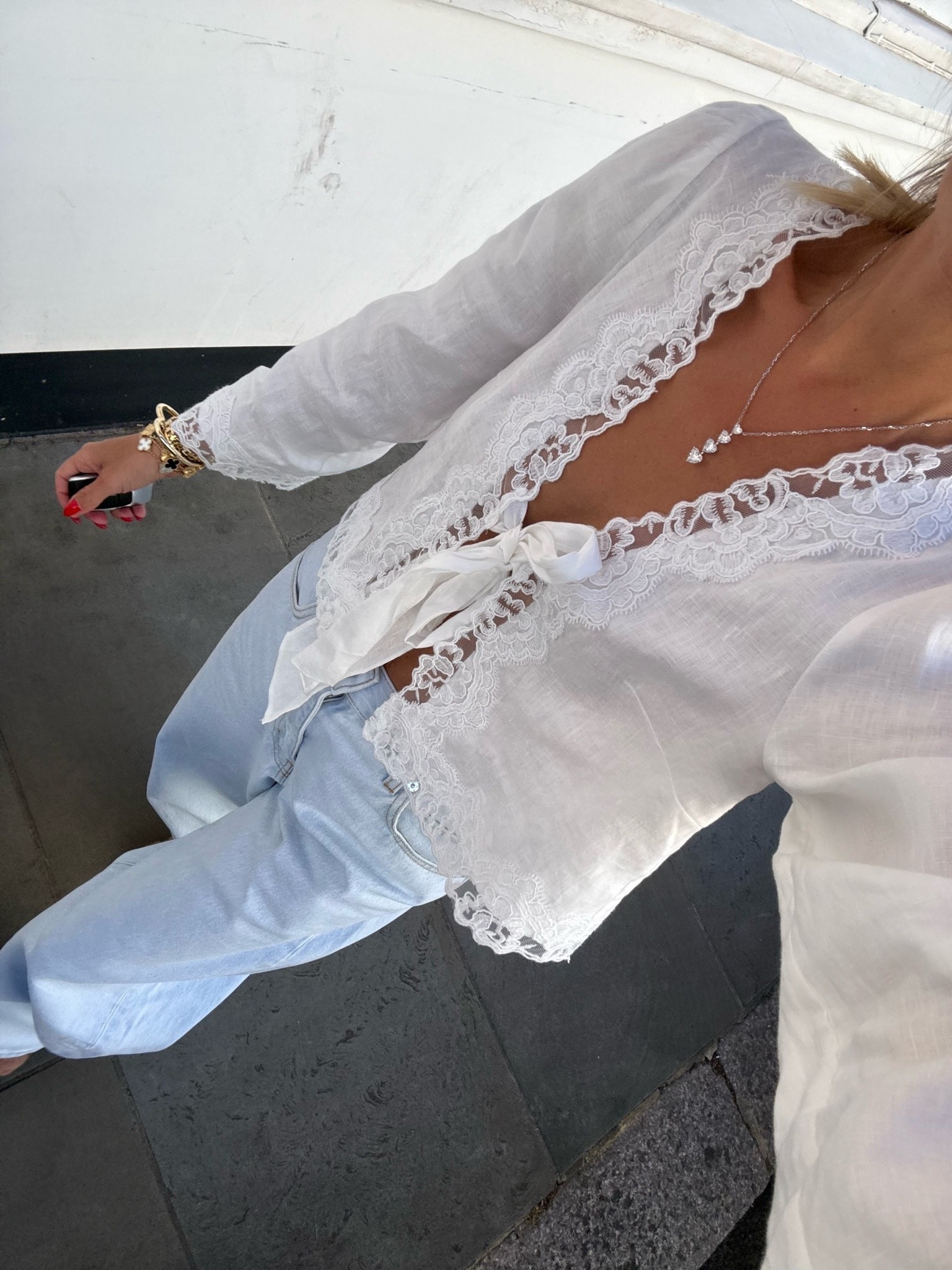 L Cuppini lace linen top summer

#LTKsummer #LTKeurope #LTKtravel