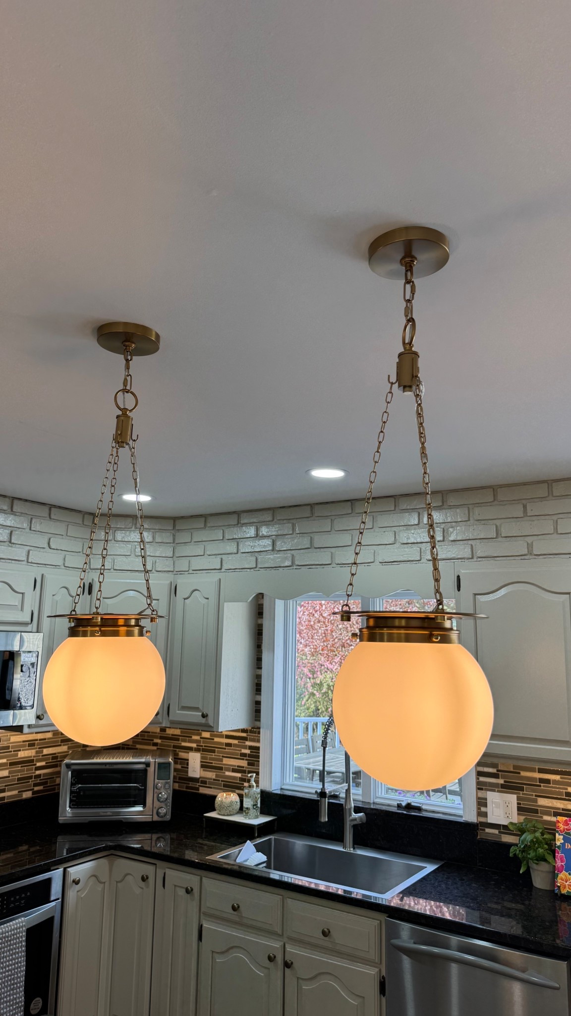 Our kitchen hanging pendant lights from Amazon! 

#LTKHome